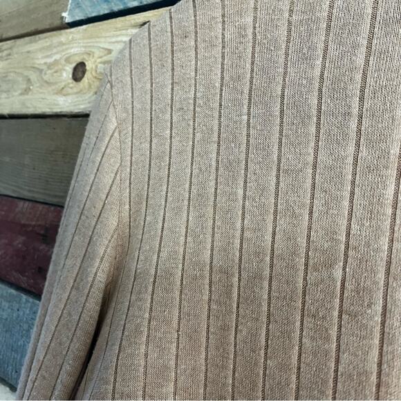 Altar’d State Tan Ribbed Cutout Back Dress Size Large - Picture 9 of 13